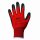 12 Paar Handschuhe GOODJOB "BLACKGRIP"  rot-schwarz