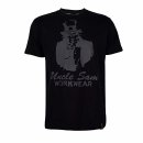 TERRAX HERREN T-Shirt Uncle Sam WORKWEAR anthrazit-schwarz M