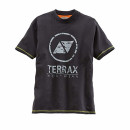 TERRAX Herren T-Shirt WORKWEAR Schwarz/Limette XXL
