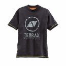 TERRAX Herren T-Shirt WORKWEAR Schwarz/Limette 3XL