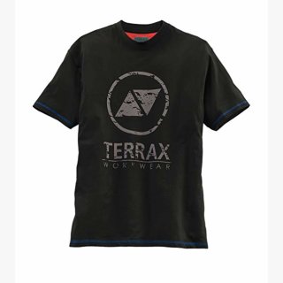 TERRAX Herren T-Shirt "WORKWEAR" Schwarz/Royal