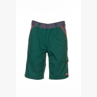 Planam Shorts Visline grün/orange/schiefer