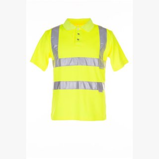 Planam Warnschutz-Poloshirt gelb