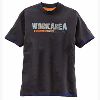 Terrax Workwear Herren T-Shirt schwarz/marine 4XL