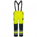 Warnschutz-Bundhose FLOKI  fluoreszierend gelb / marine