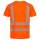 Warnschutz-T-Shirt - fluoreszierend orange - elysee® nature mit V-Ausschnitt