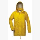 NORWAY PU Regen-Jacke mit Kapuze -gelb - S
