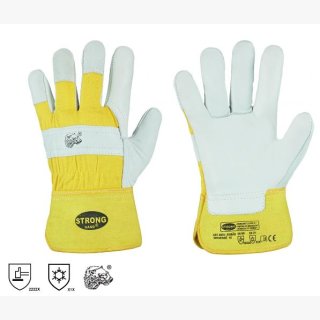 12 Paar Rindvollleder-Handschuhe EISBÄR - stronghand®